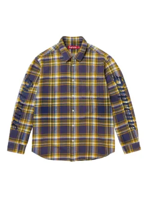 Supreme Plaid Houndstooth Shirt | Black | FARFETCH CA
