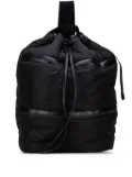 Saint Laurent Pre-Owned 2023 Nylon Rive Gauche Drawstring backpack - Black