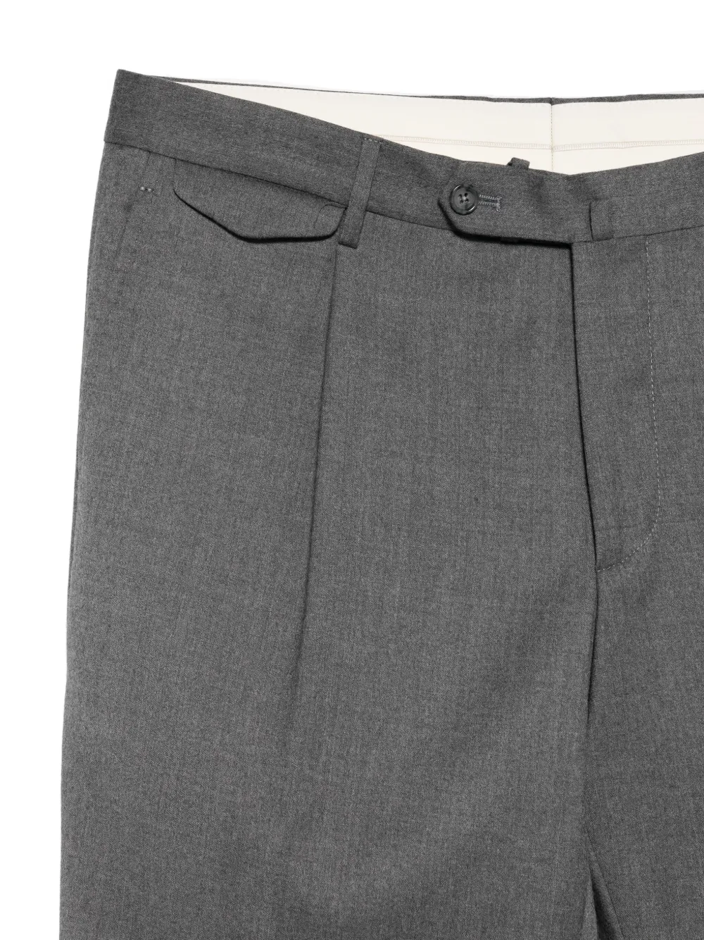 Tagliatore Plooibroek Grijs