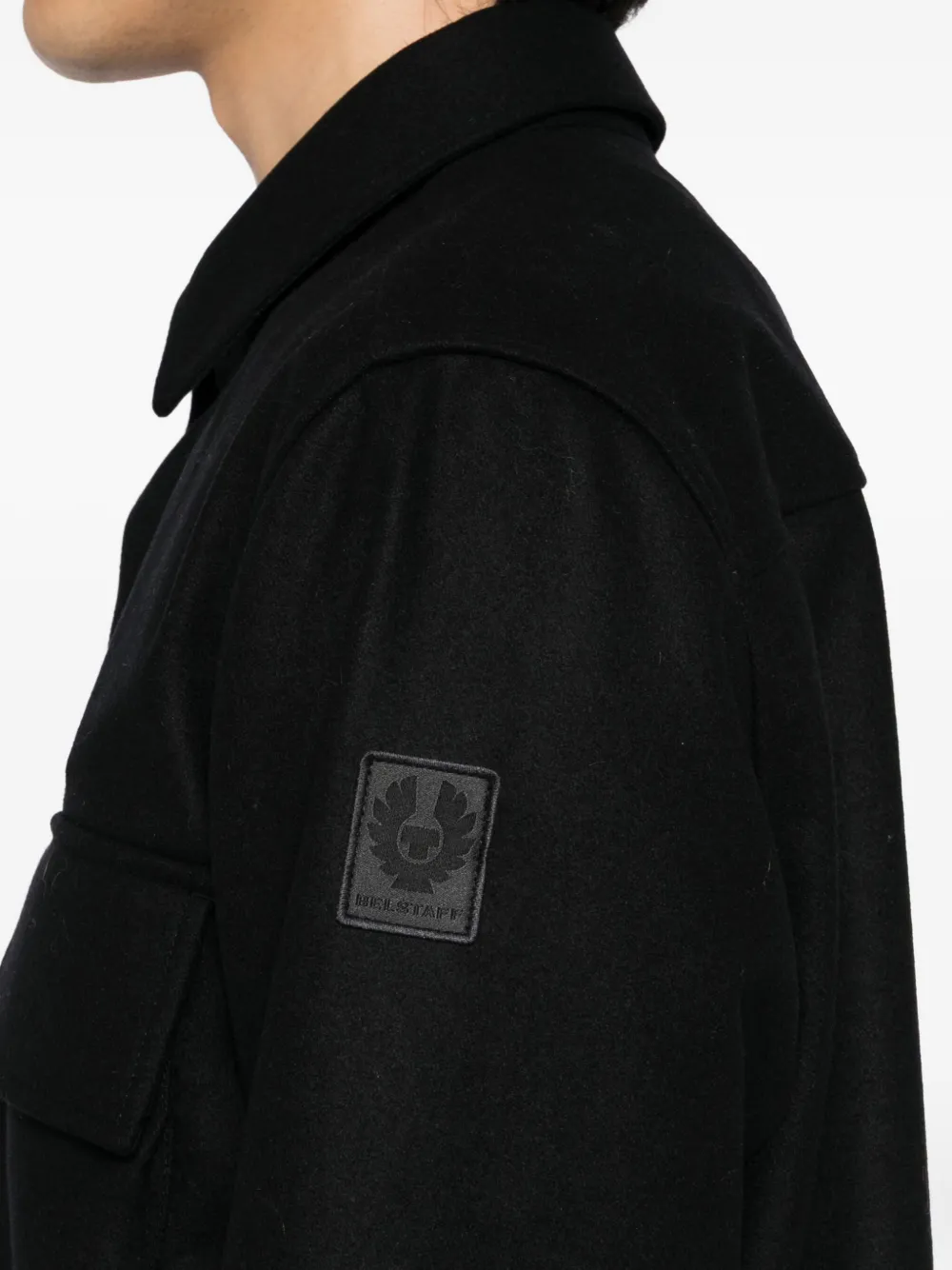 Belstaff Jack met logopatch Zwart