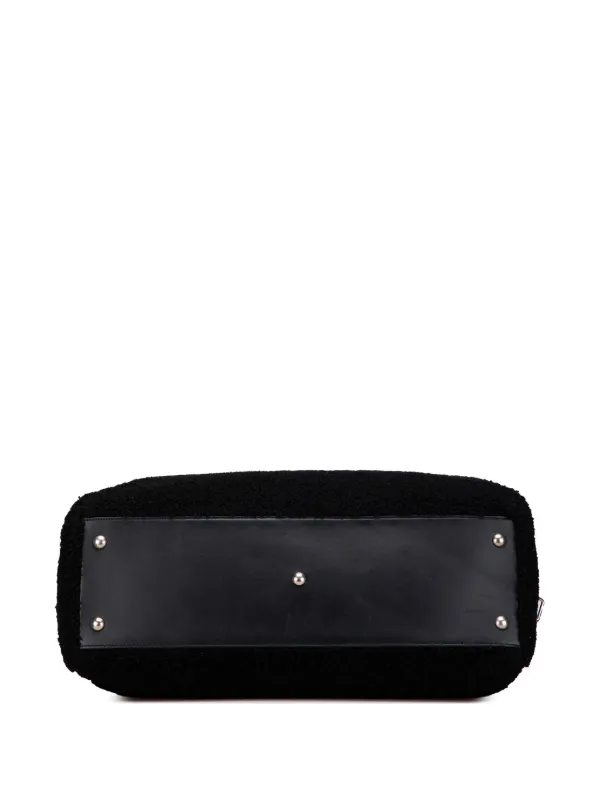 SAINT LAURENT PARIS サンローランパリ ボストン Saint Laurent Pre-Owned 2018 シアリング ボストンバッグ | ブラック