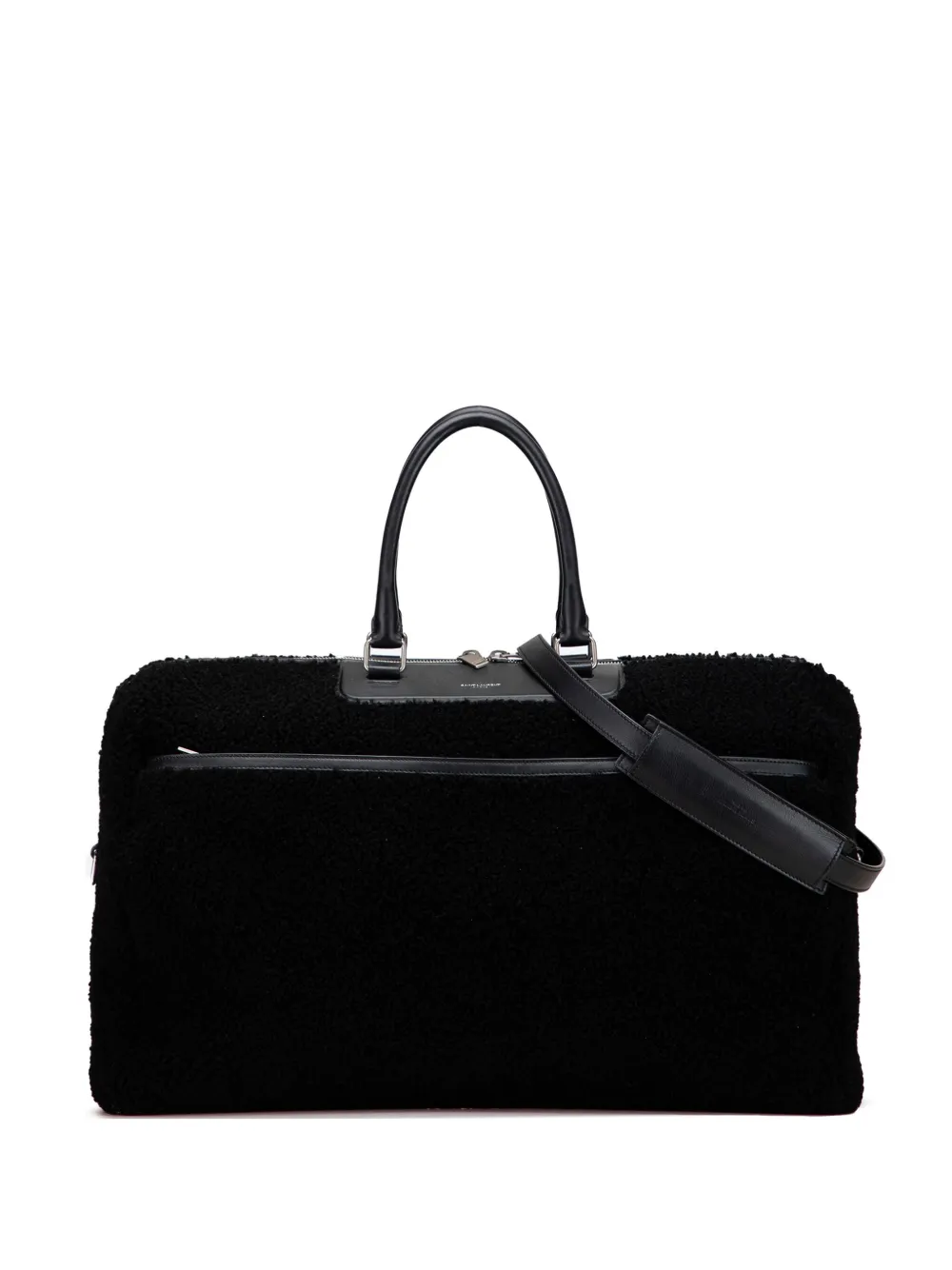 Saint Laurent Pre-Owned 2018 Shearling travel bag | Black | Image 1