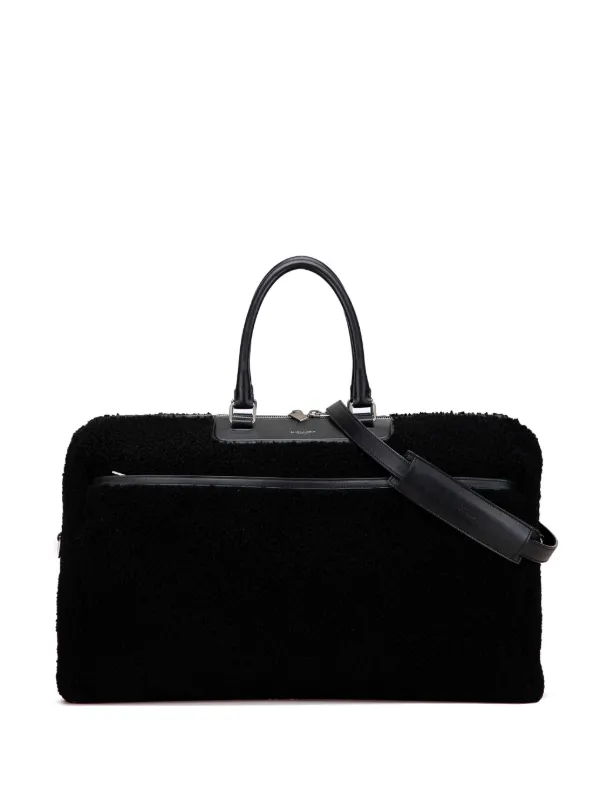 Saint Laurent Pre-Owned 2018 シアリング ボストンバッグ | ブラック
