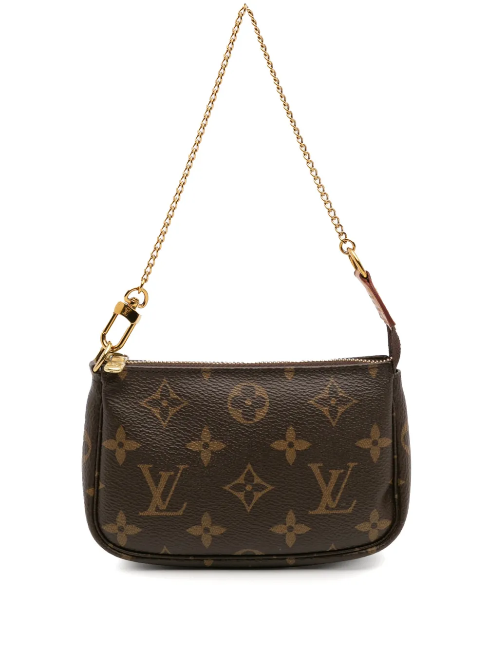 Louis Vuitton Pre-Owned 2020 モノグラム ミニ ポシェット アクセソワール ハンドバッグ - ブラウン Louis Vuitton Pre-Owned 2020 モノグラム ミニ ポシェット アクセソワール ハンドバッグ - ブラウン