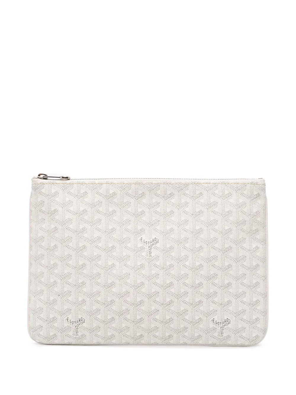 Goyard Pre-Owned 2015 Goyardine Senat MM clutch bag | White | Image 1