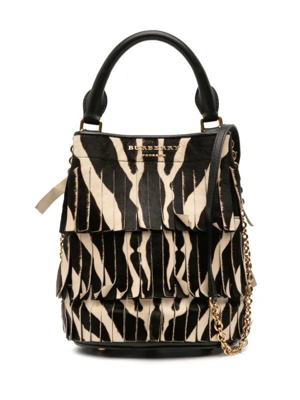 Burberry Pre-Owned 2015 Prorsum Animal Printed Pony Hair And