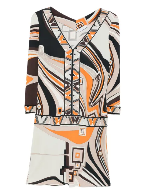 PUCCI Pre-Owned 2000s geometric-print dress