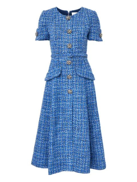 Carolina Herrera tweed midi dress