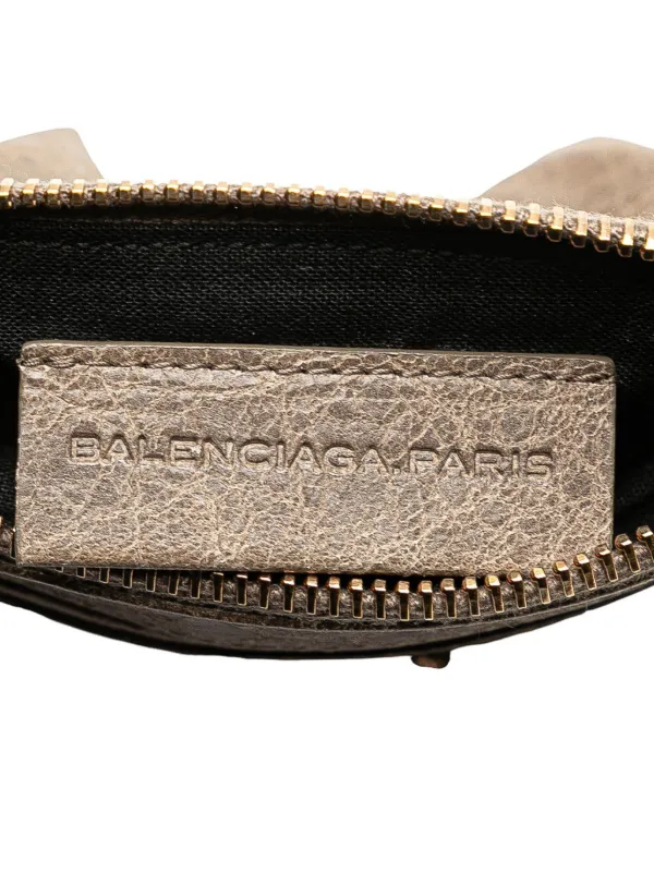 バッグ Balenciaga BB Accessory Poach Leather バッグ Balenciaga BB Accessory Poach Leather Balenciaga Black Croc