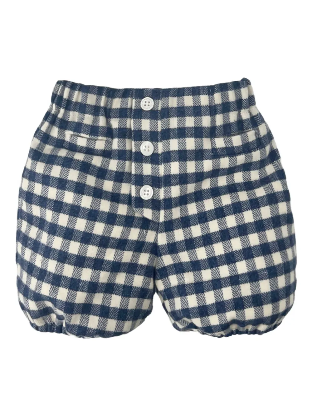 La Stupenderia Romperset met Vichy-patroon Wit