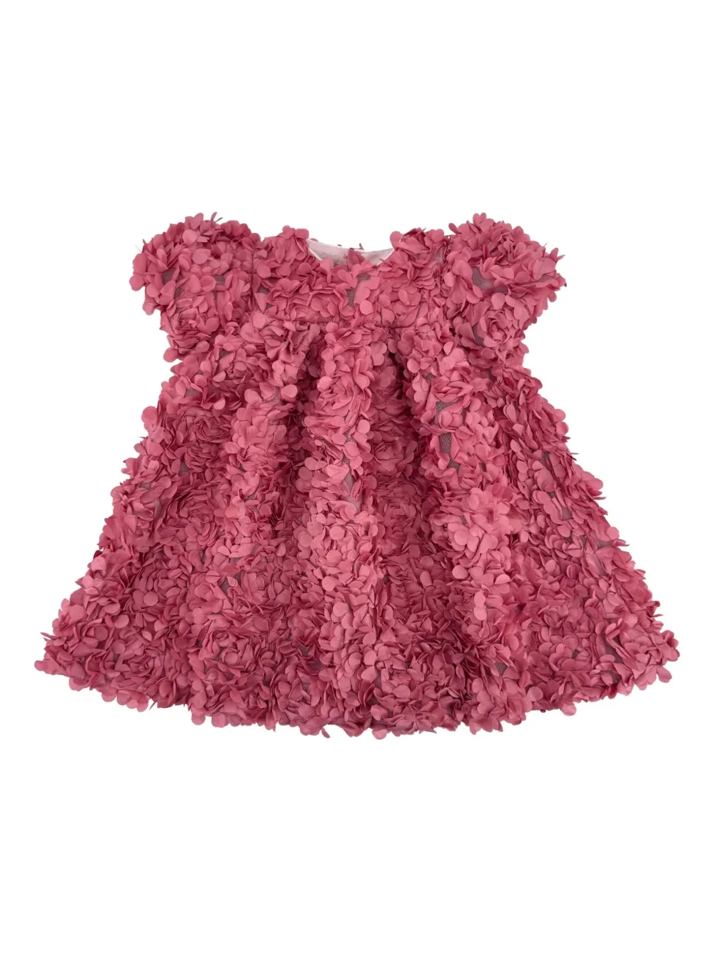 La Stupenderia petal-embellished dress - Rosa