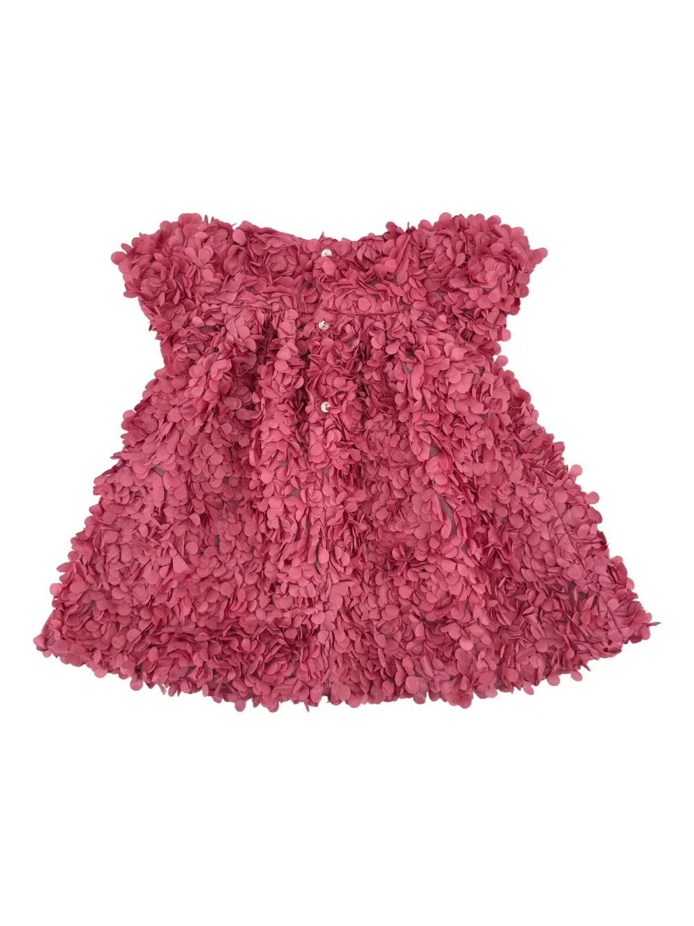 La Stupenderia Jurk verfraaid met bloemblaadjes Roze