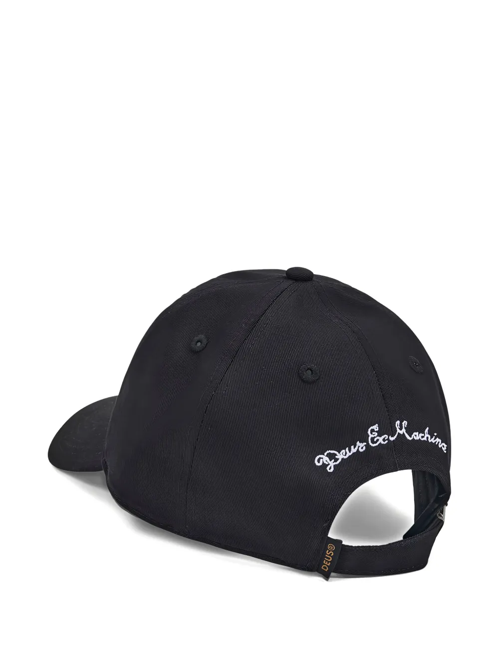 Deus Ex Machina Sal Logo-patch Cap In Black