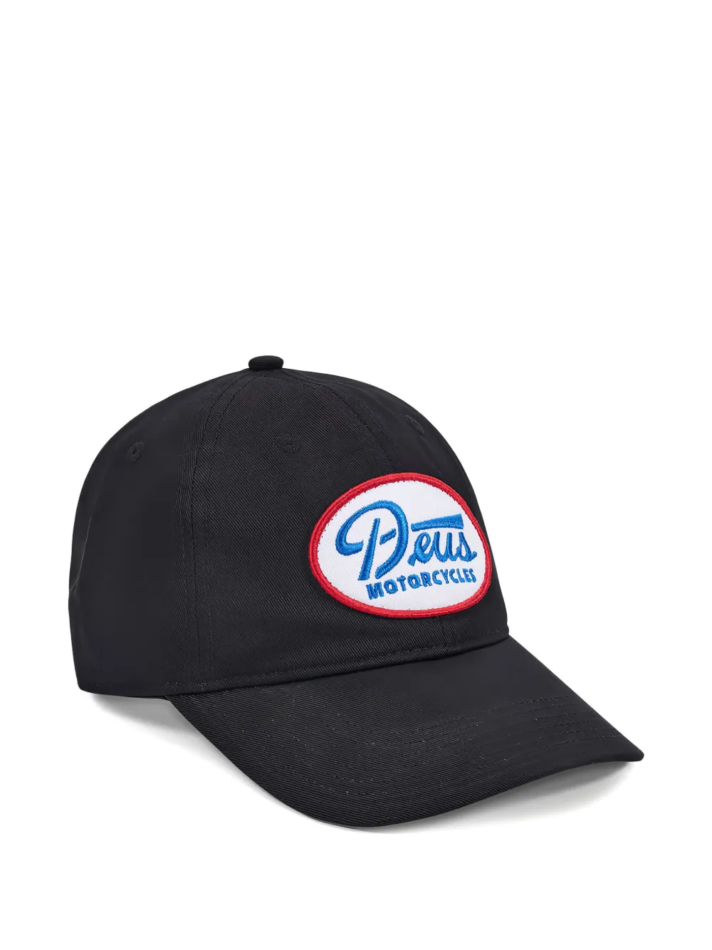Deus Ex Machina Sal Logo-patch Cap In Black