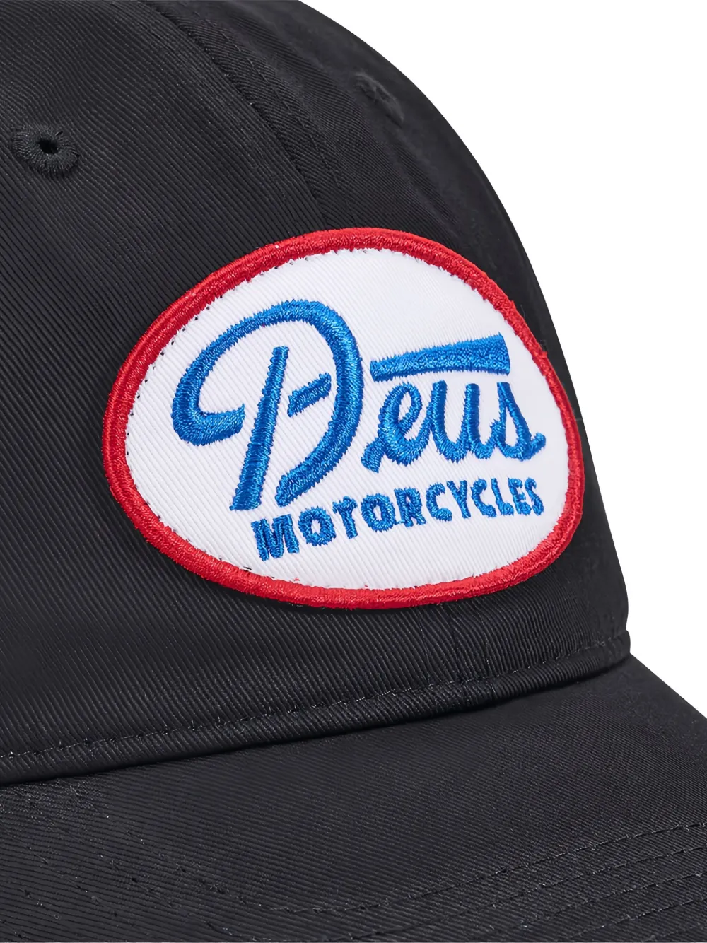 Deus Ex Machina Sal Logo-patch Cap In Black
