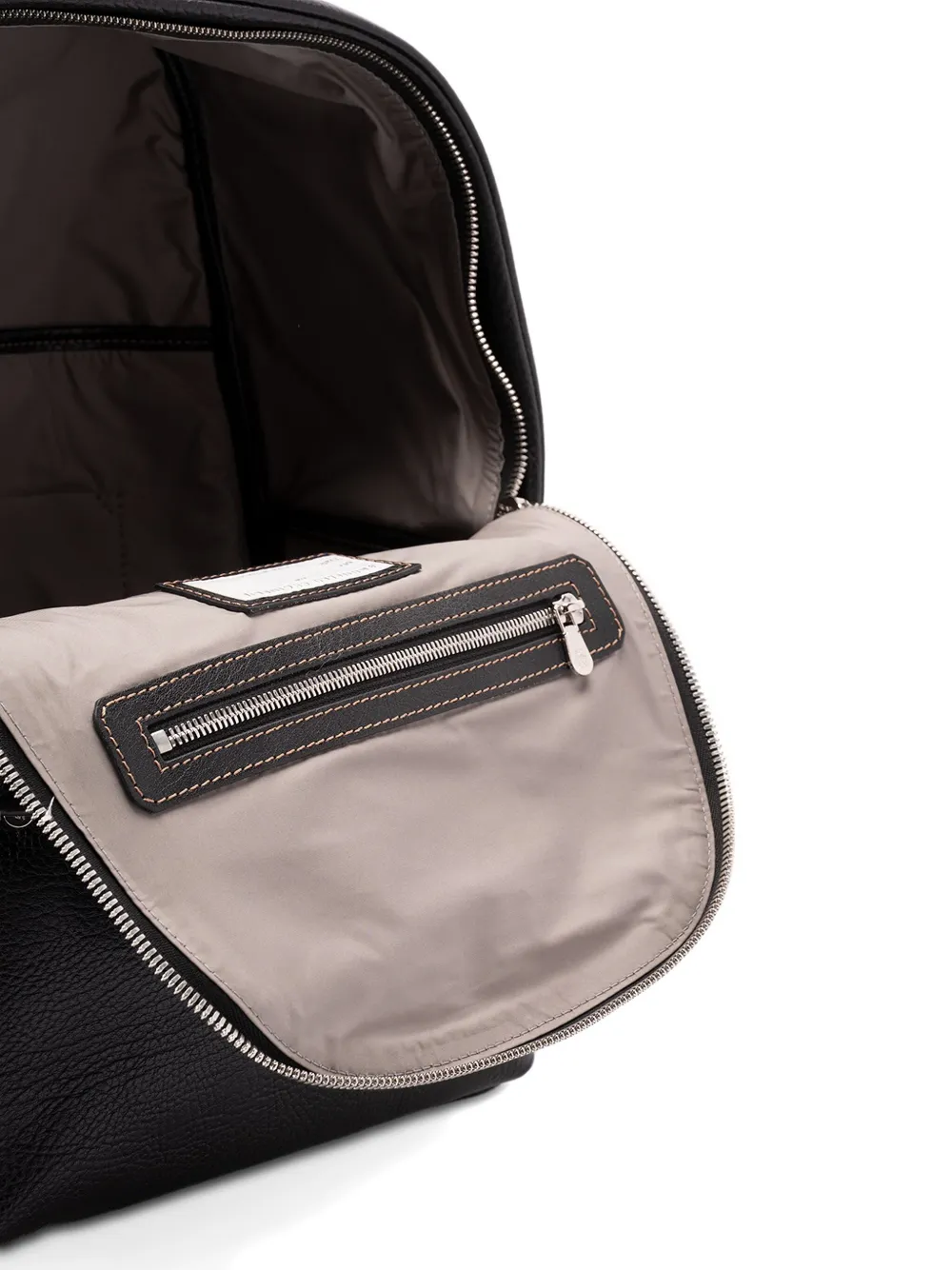 Brunello Cucinelli Leather Backpack In Black