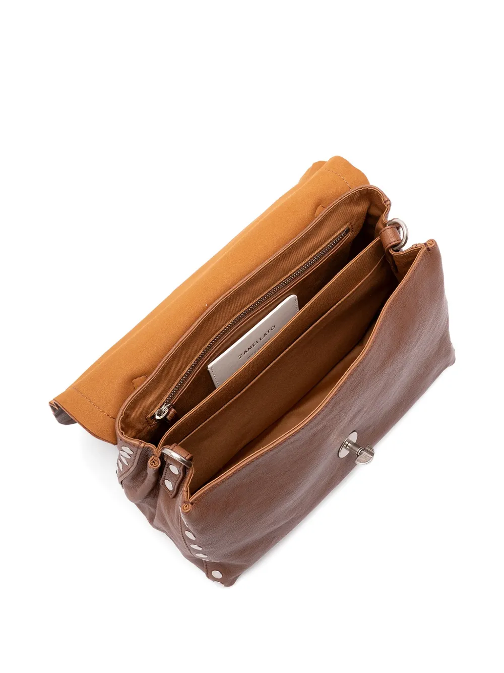 Zanellato Postina kleine schoudertas Bruin