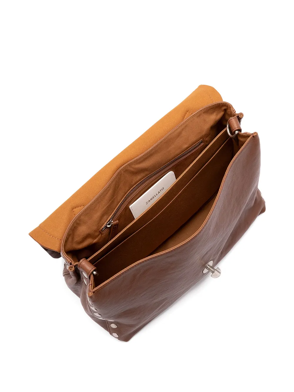 Zanellato Postina medium schoudertas Bruin