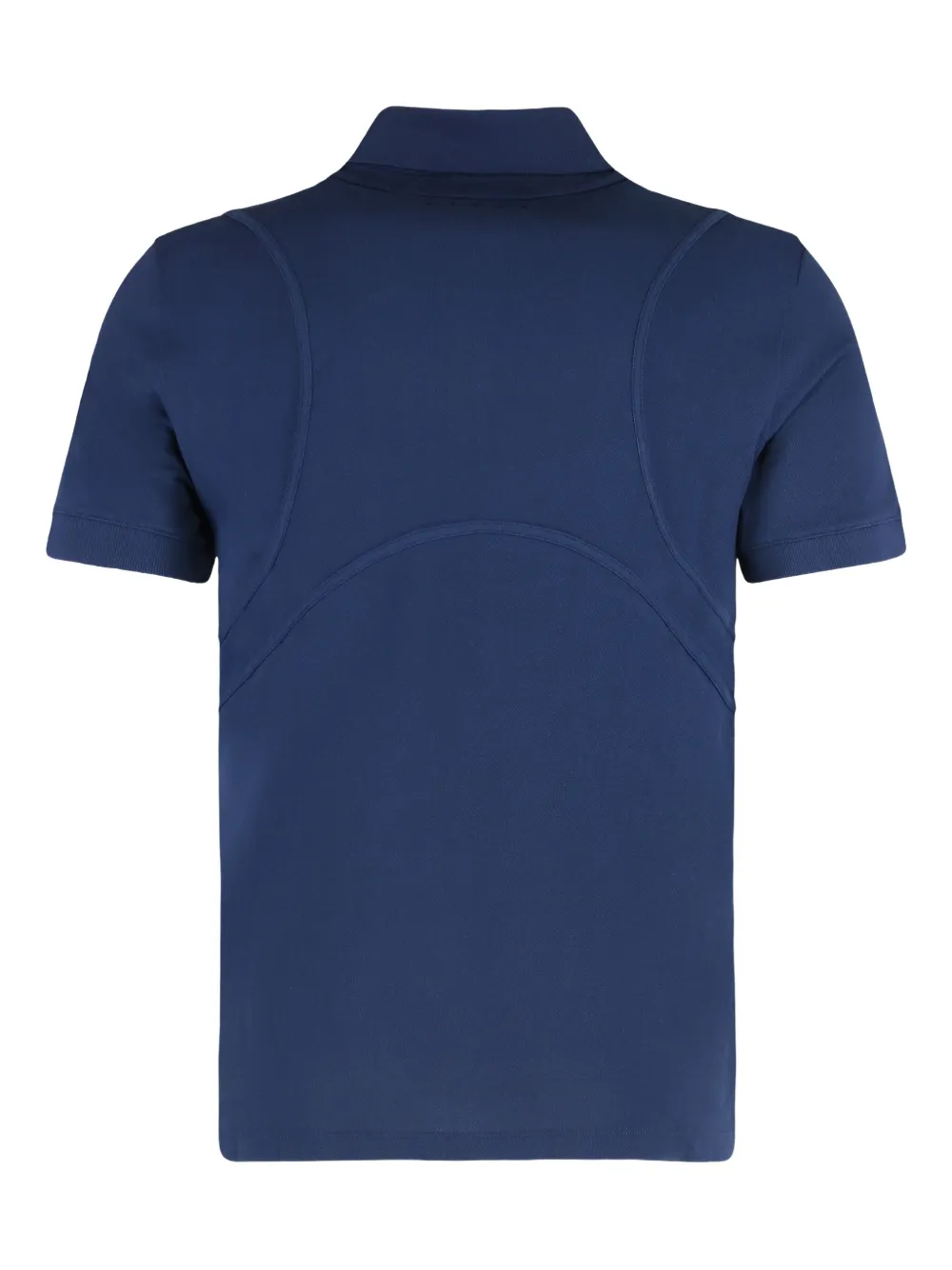Alexander McQueen seam-detailed polo shirt - Blauw