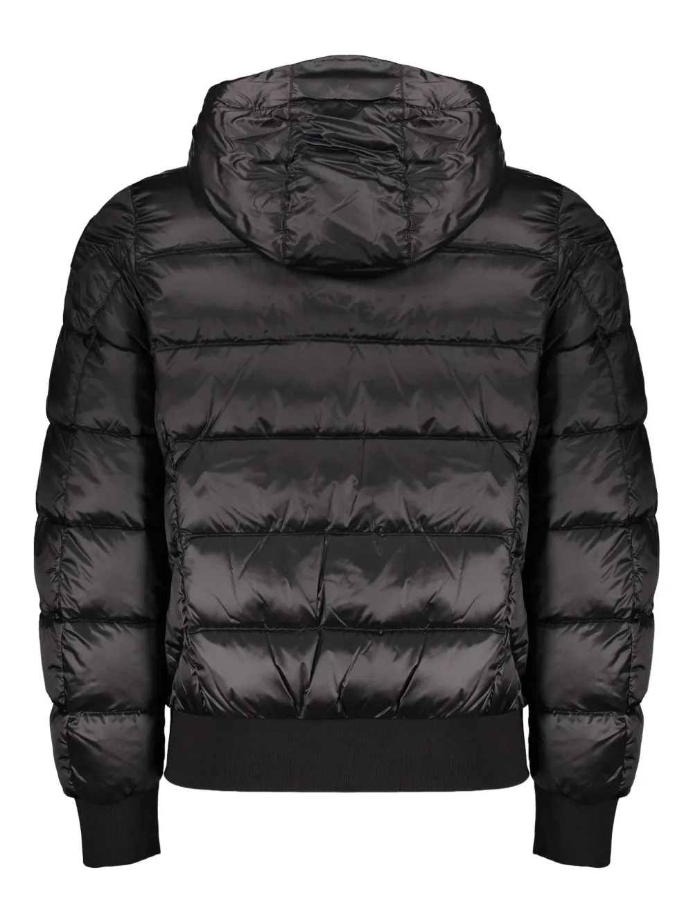 Parajumpers Pharrell Hooded Bomber-style Down Jacket In Blue
