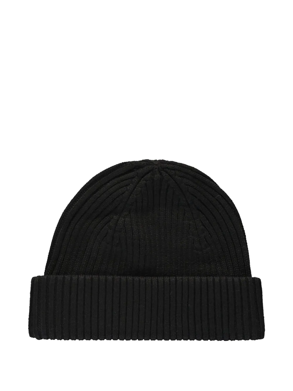 Parajumpers Knit Rolled Edge Hat In Black