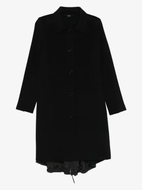 High manteau à simple boutonnage
