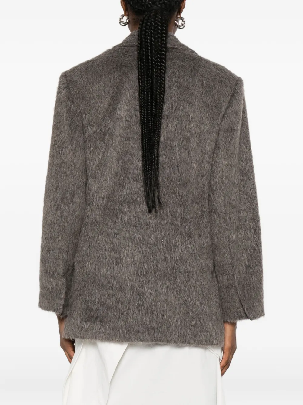 Uli Schneider Flap-pocket Blazer In Brown