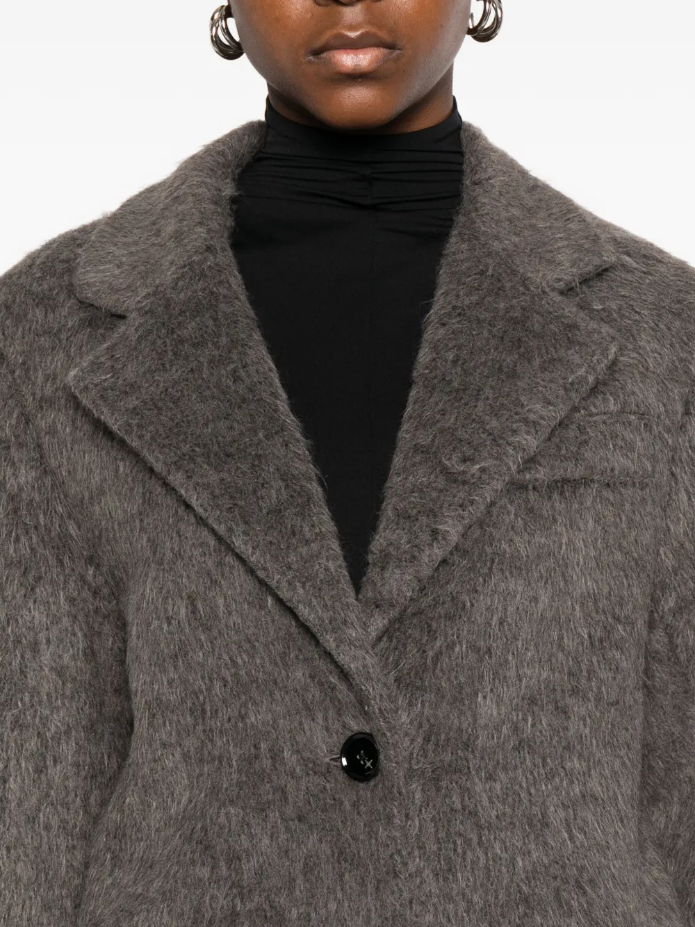 Uli Schneider Flap-pocket Blazer In Brown
