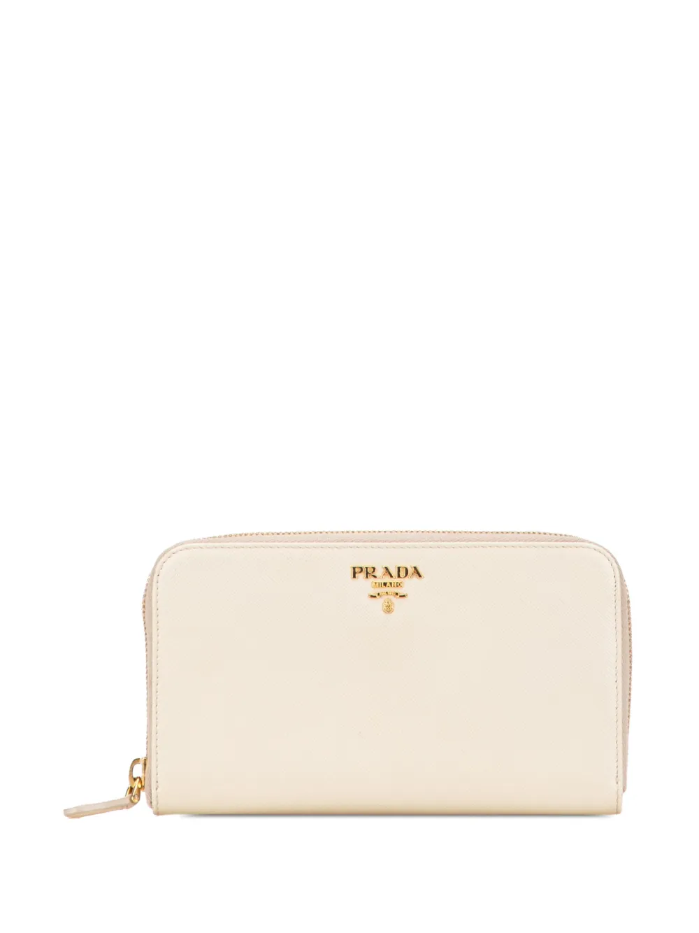 Prada Pre-Owned 2013-2025 Saffiano Zip Around Wallet long wallets | Brown | Image 1