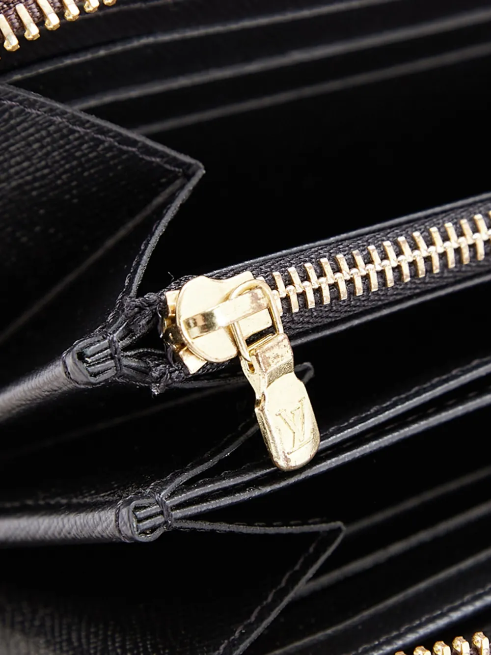 Pre-owned Louis Vuitton 2021-2025 Monogram Giant Reverse Zippy Wallet Long Wallets In Brown