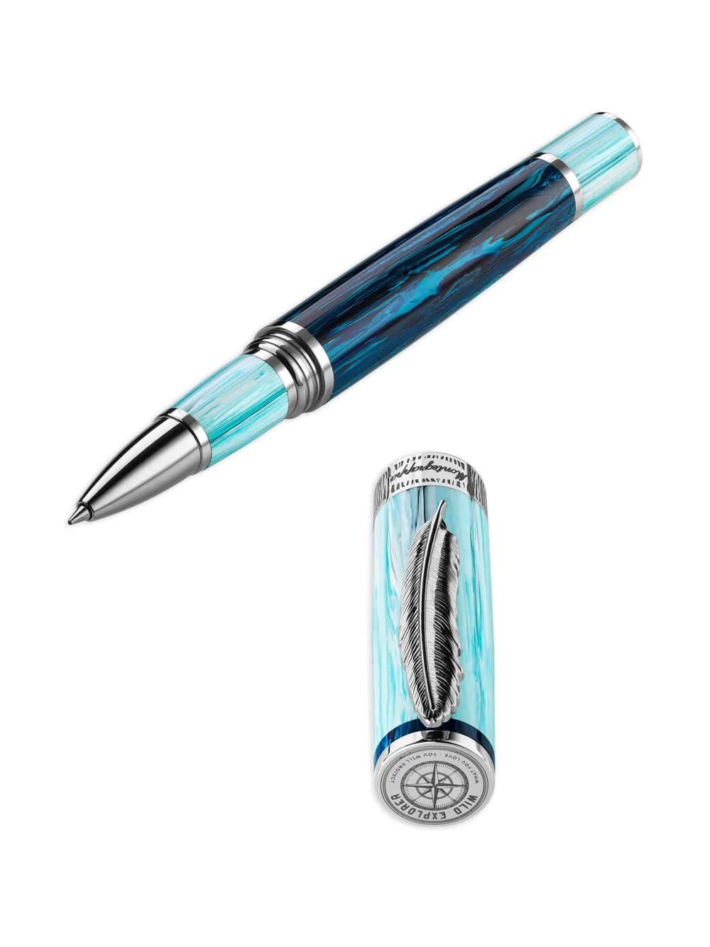  Montegrappa Roller Wild Artic - Blu 
