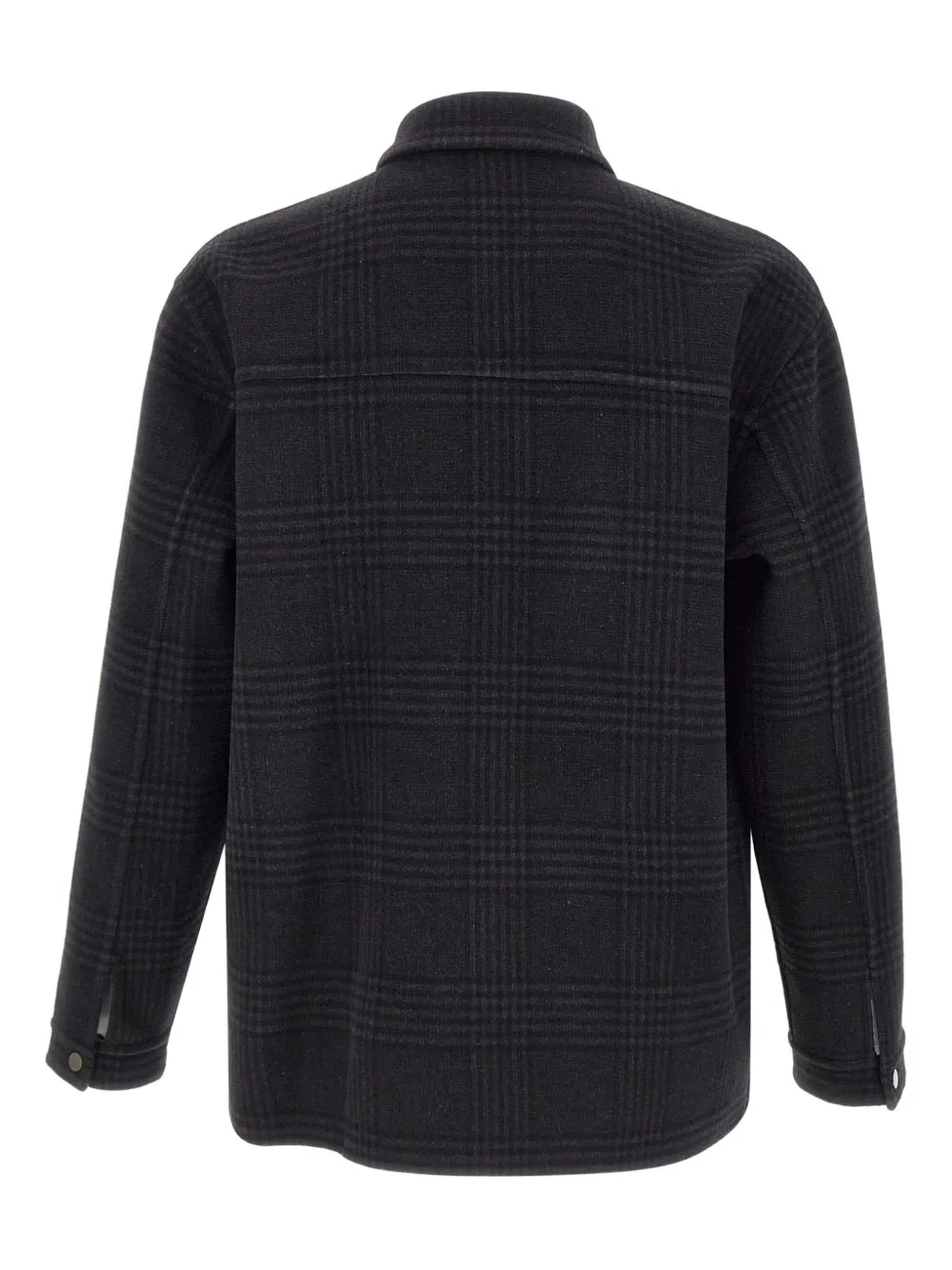 Paolo Pecora micro-check four-pocket jacket | Shirt Jackets | Image 2