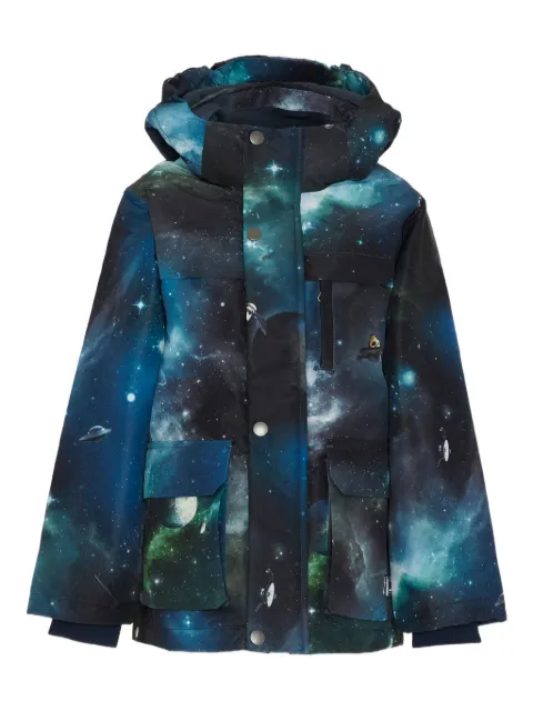 Molo hooded printed jacket