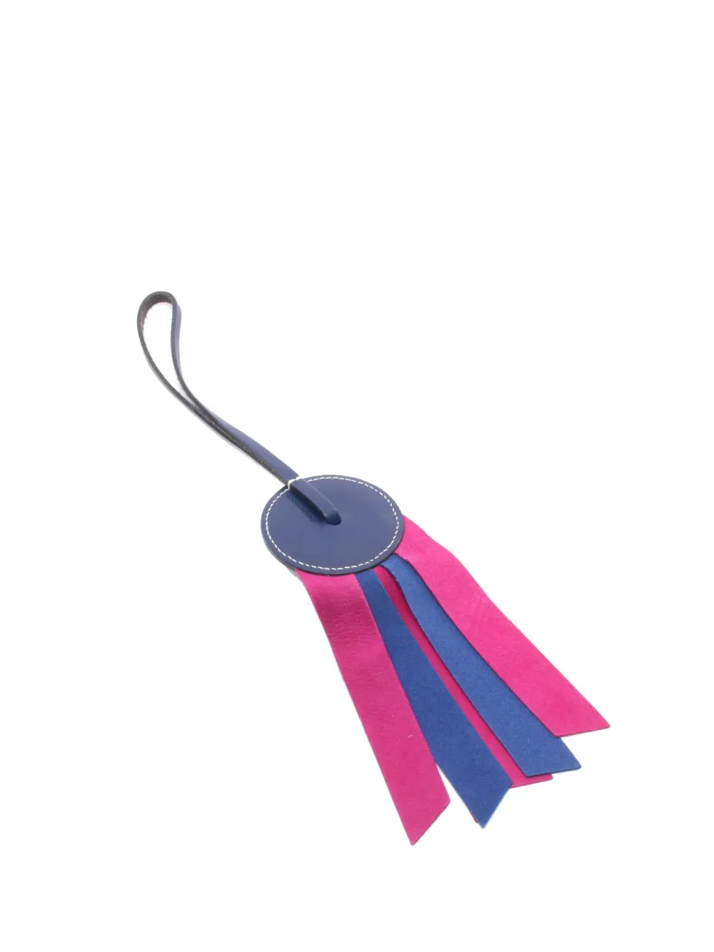 Hermès Pre-Owned 2010-2025 Lambskin Paddock Flot Bag Charm key chain | Blue | Image 1