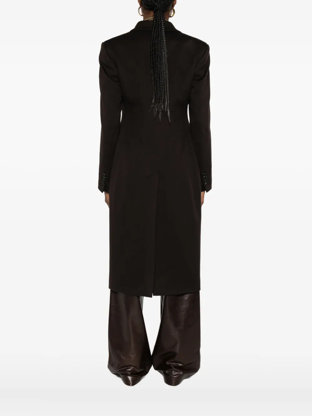 Tagliatore Paris Double-breasted Coat Clothing In Brown