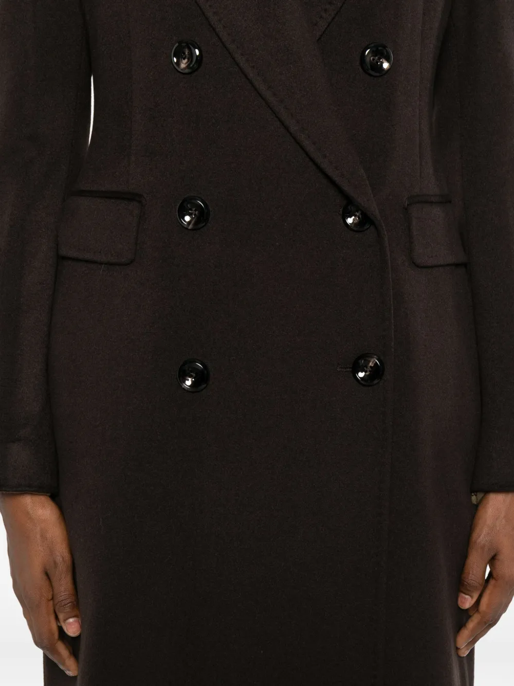 Tagliatore Paris Double-breasted Coat Clothing In Brown