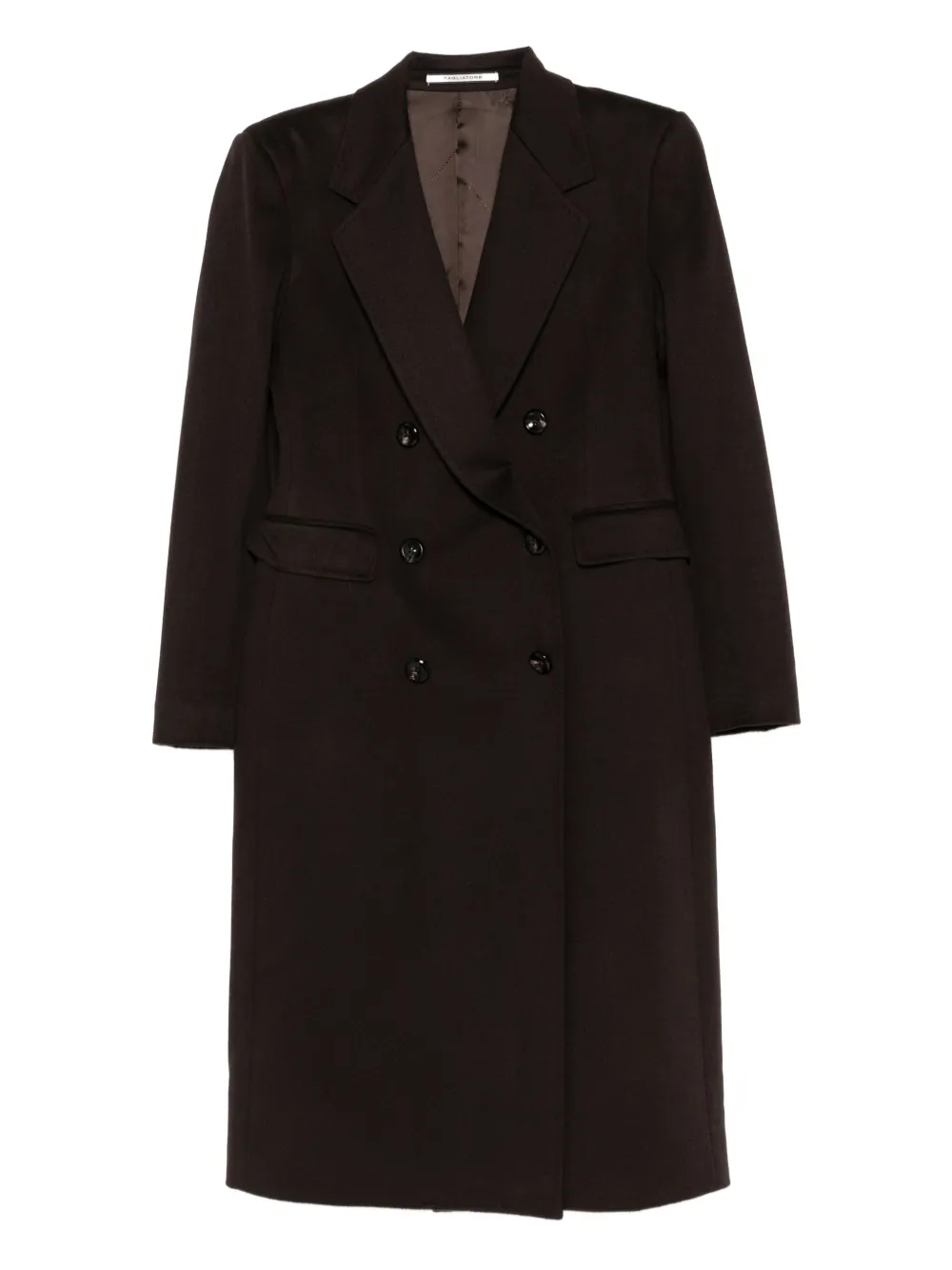 Tagliatore double-breasted coat | Brown | Image 1