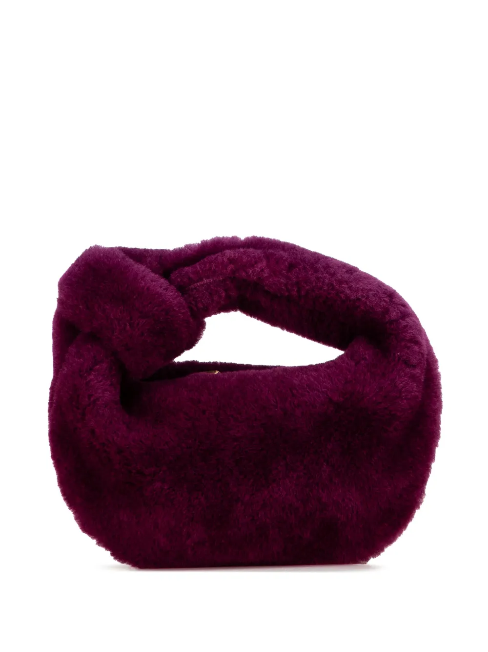 Bottega Veneta Pre-Owned 2012-2025 Mini Shearling Jodie hobo bag - Viola