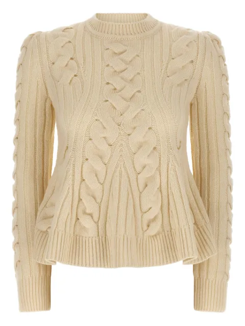 Alexander McQueen cable-knit sweater