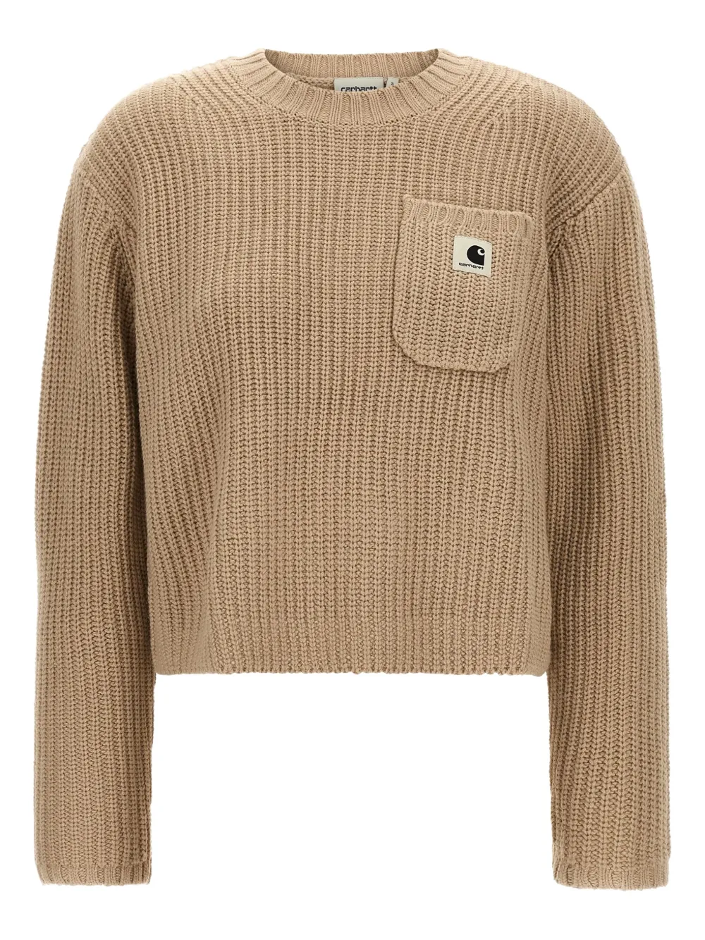 Carhartt Mira Sweater Sweaters And Cardigans White In Brown