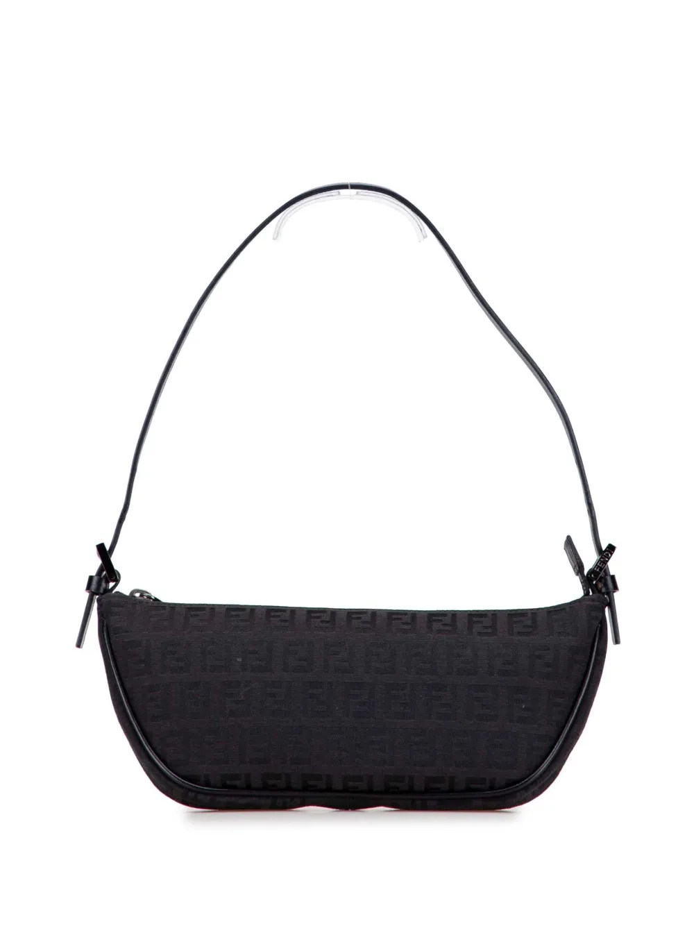 Fendi Pre-Owned 2000-2010 Zucchino Canvas Pochette shoulder bag | Black | Image 1