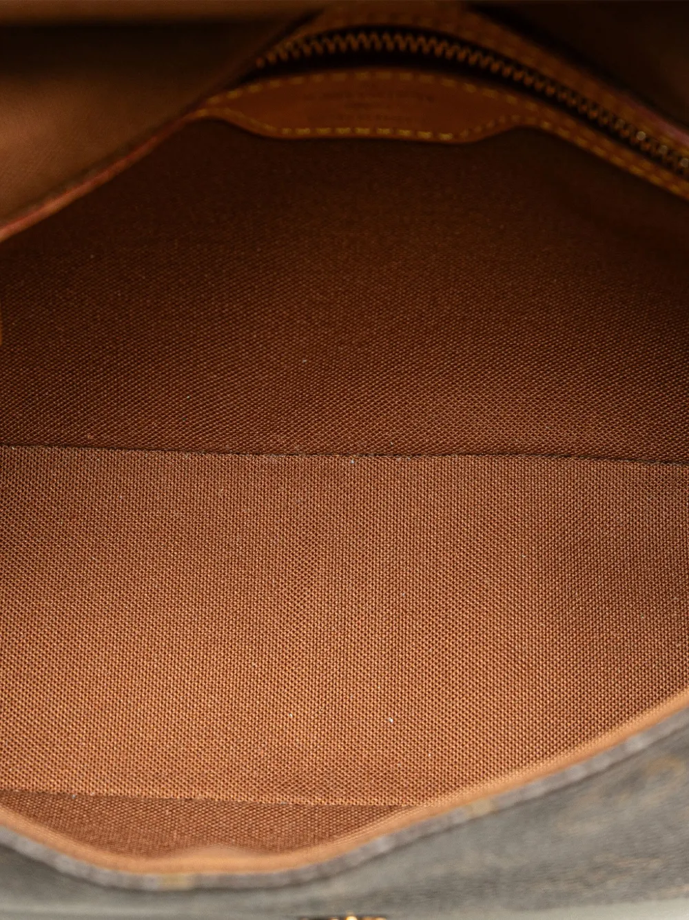 Pre-owned Louis Vuitton 2001 Monogram Mini Looping Shoulder Bag In Brown