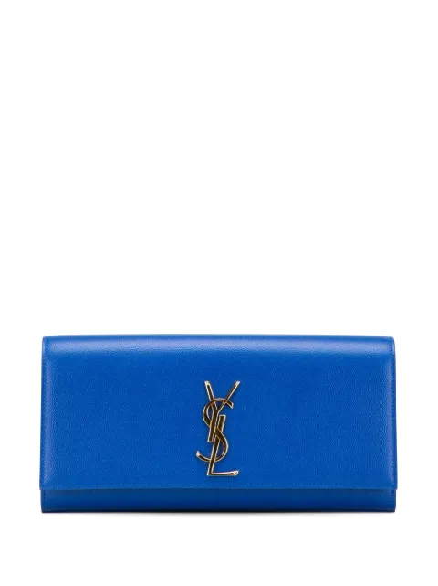 Saint Laurent Pre-Owned 2012-2025 Grain de Poudre Monogram Cassandre clutch bag
