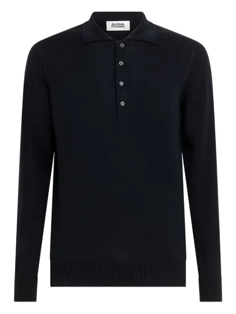 Alpha Industries buttoned polo shirt