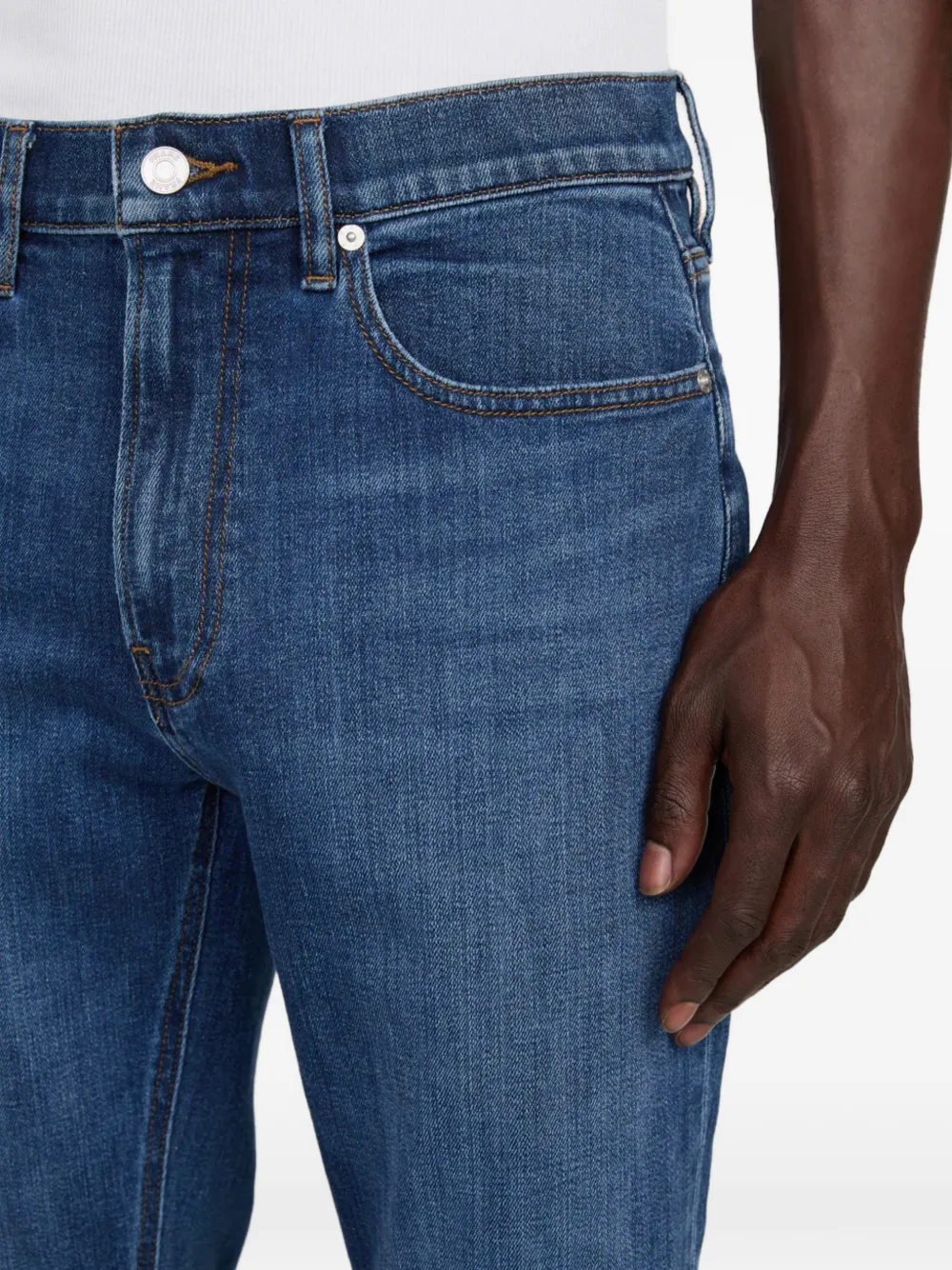 FRAME Straight jeans Blauw