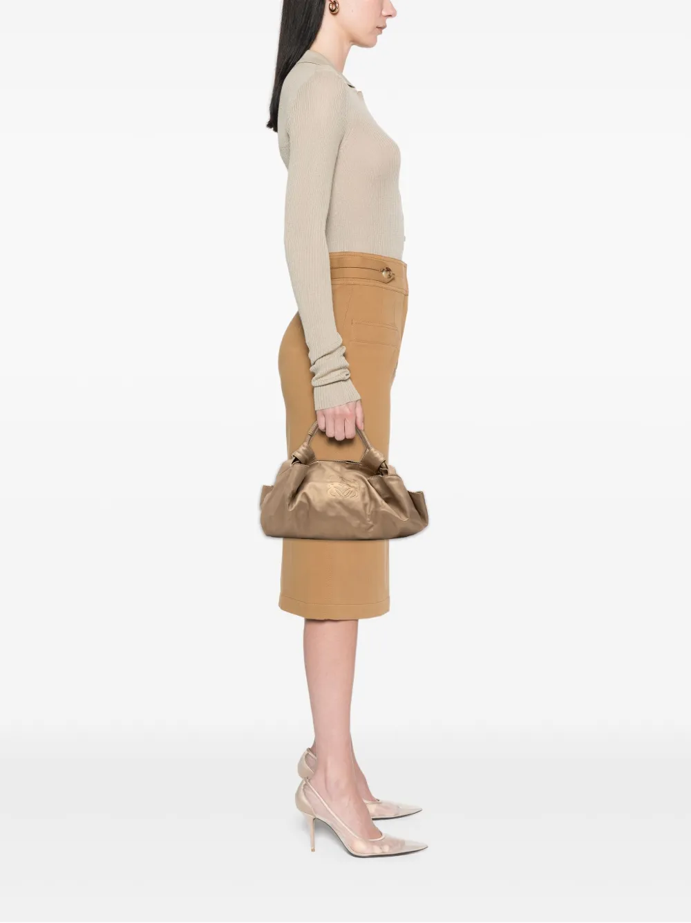 Loewe Pre-Owned 2009-2010 Metallic Nappa Aire hobo bag | Pre-Owned | Image 2