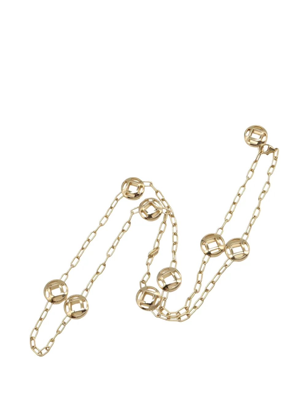 Cartier 2000-2005 18Kイエローゴールド 9 グリッド パシャ ドゥ カルティエ ネックレス - ゴールドトーン Cartier 2000-2005 18Kイエローゴールド 9 グリッド パシャ ドゥ カルティエ ネックレス - ゴールドトーン