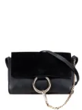 Chloé Pre-Owned 2017 Small Suede and Calfskin Faye crossbody bag - Black