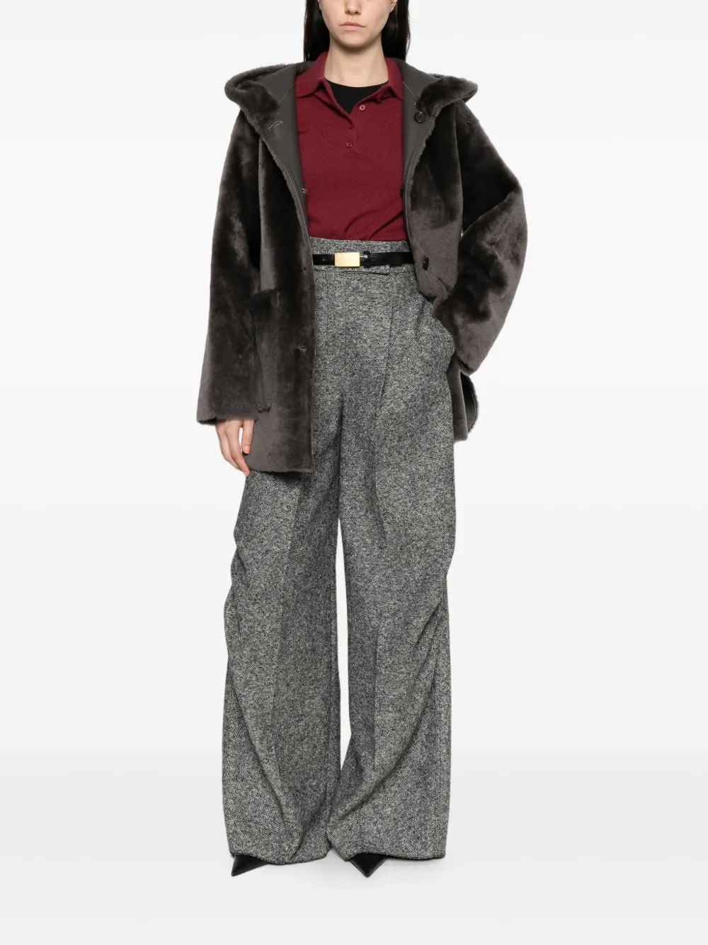 Arma hooded patch-pocket jacket | Leather Jackets | Image 2