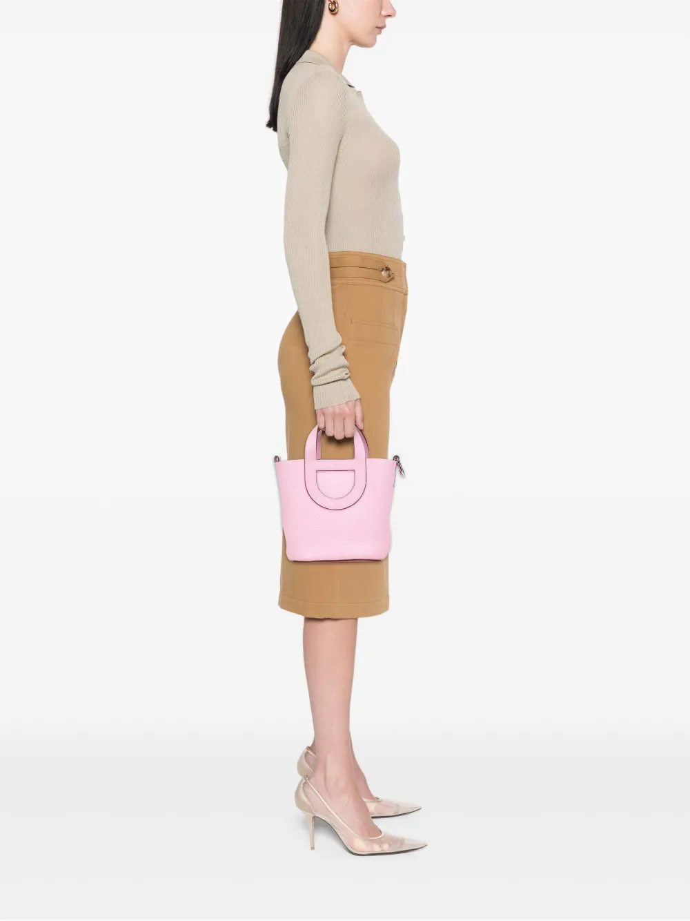 Hermès Pre-Owned 2023 Clemence and Swift In The Loop 18 handbag | Pre-Owned | Image 2